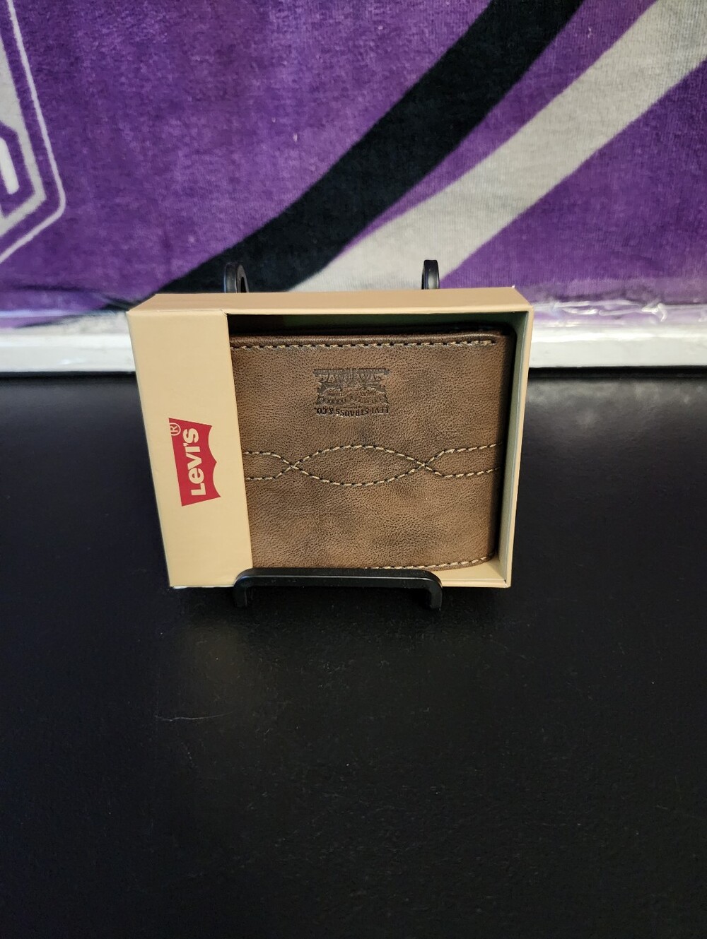 Levi's Style Brown Leather Wallet (Brand New)